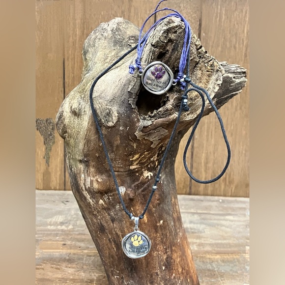 EUC “UNTIL THEY ALL HAVE A HOME” Necklace And Bracelet Set - Picture 3 of 7